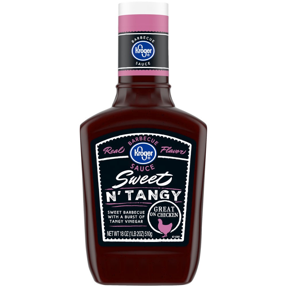 slide 3 of 4, Kroger Sweet & Tangy BBQ Sauce, 18 oz
