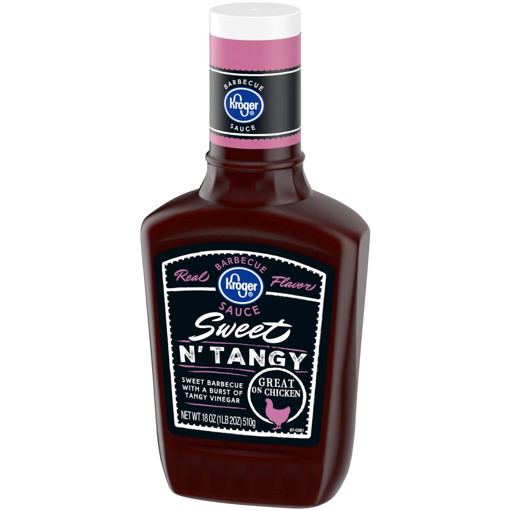 slide 4 of 4, Kroger Sweet & Tangy BBQ Sauce, 18 oz