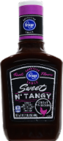 slide 1 of 1, Kroger Sweet & Tangy BBQ Sauce, 18 oz