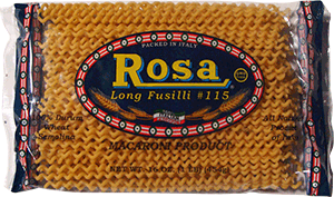 slide 1 of 1, Rosa Long Fusilli, 16 oz