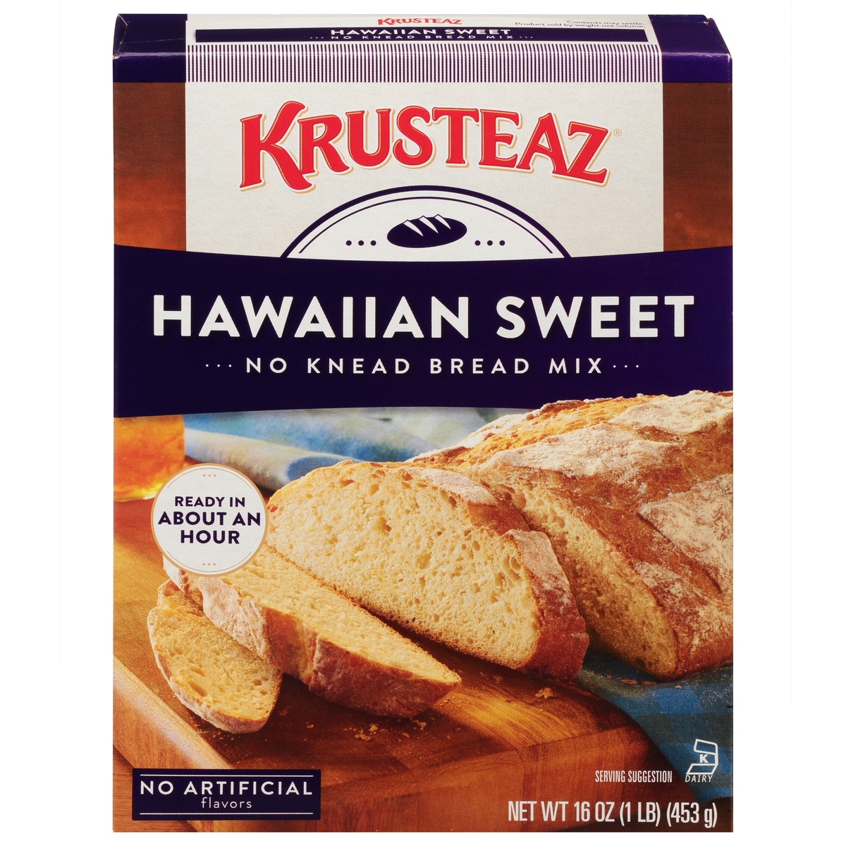 slide 1 of 8, Krusteaz Hawaiian Sweet Bread Mix, 16 oz