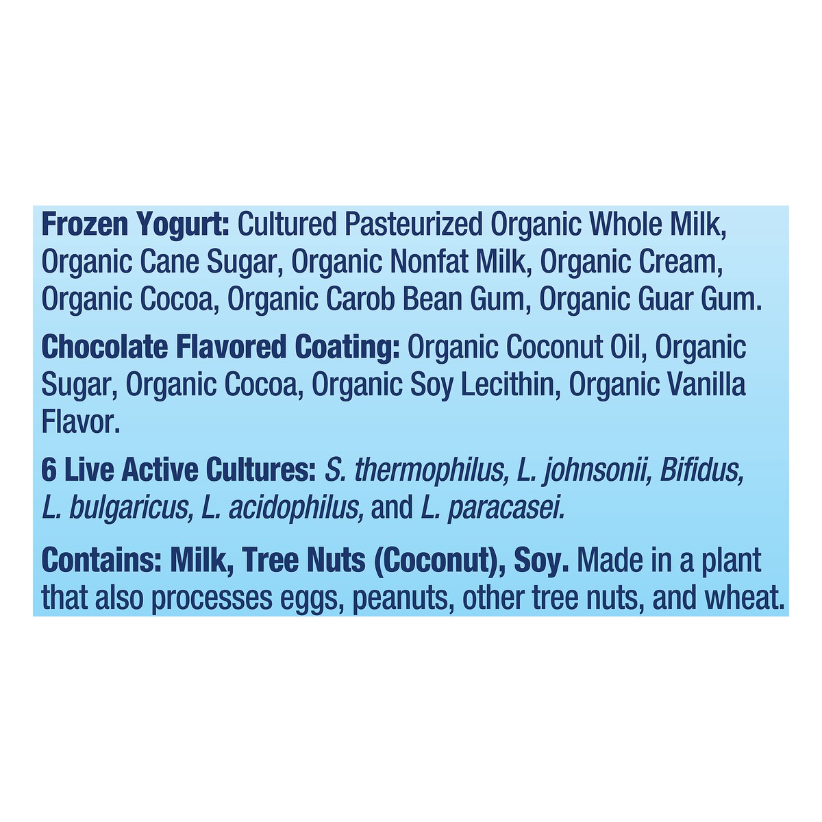 slide 4 of 10, Stonyfield Organic Whole Milk Chocolate Frozen Yogurt Bars, 3 oz