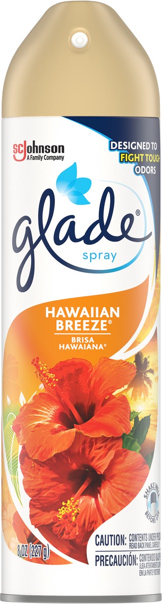 slide 5 of 5, Glade Room Spray Air Freshener, Hawaiian Breeze, 8 oz