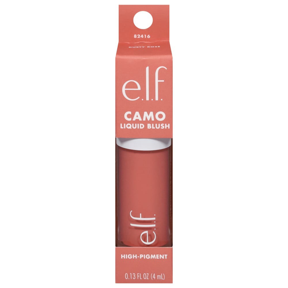 slide 3 of 4, E.L.F. Camo Liquid Blush Dusty Rose, 0.13 fl oz