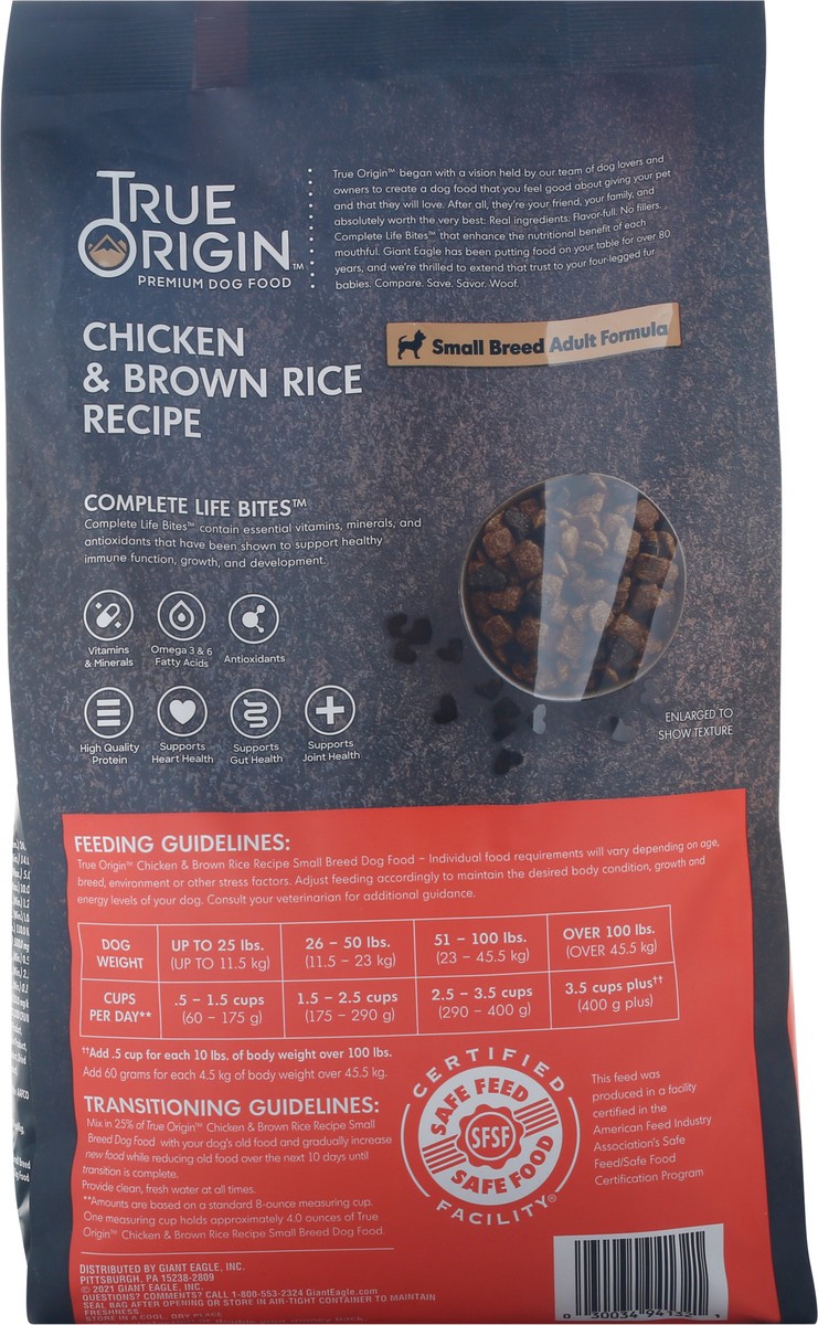 SUPERCOAT True Origin True Origin Small Breed Chicken Brown Rice