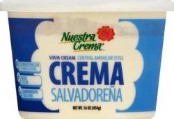 Nuestra Crema Sour Cream 16 oz