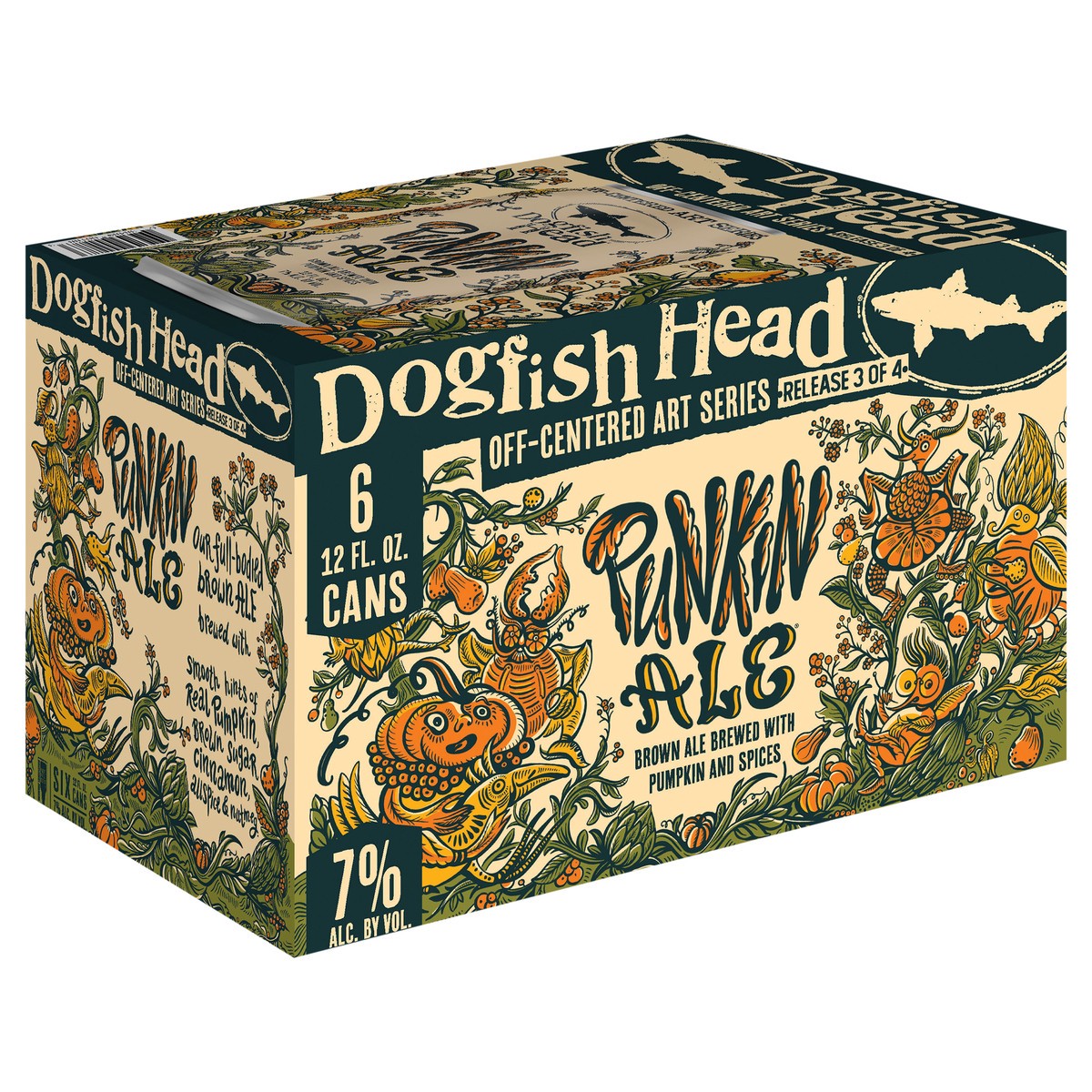 slide 5 of 8, Dogfish Head Beer Covered in Nuggs, Seasonal Ales (12 fl. oz. Can, 6pk.), 6pk; 12 fl oz  