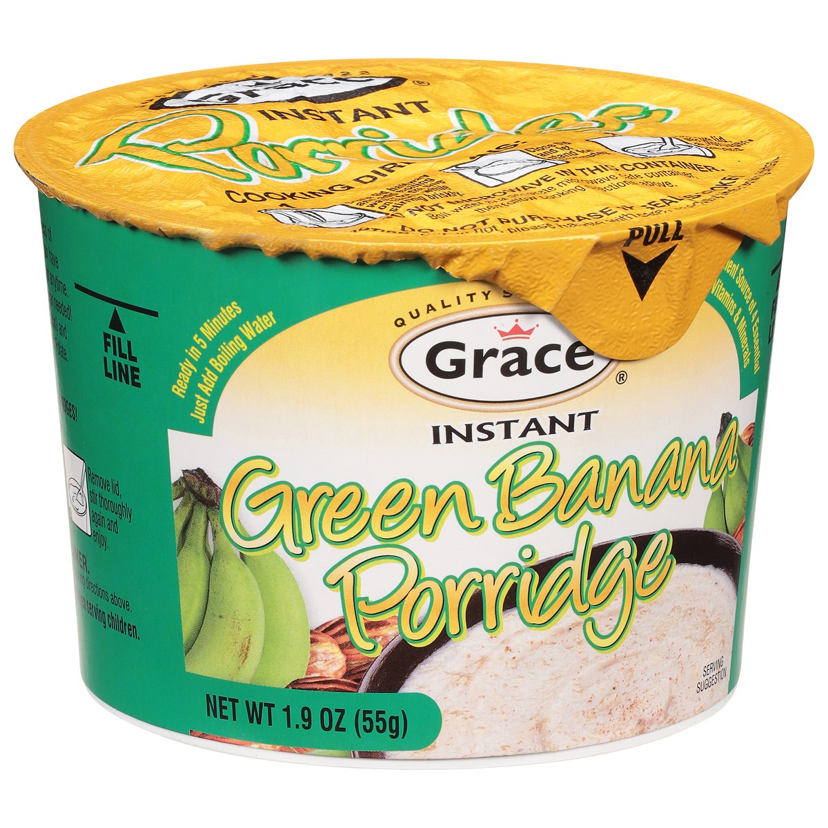 slide 5 of 9, Grace Instant Green Banana Porridge 1.9 oz, 1.9 oz