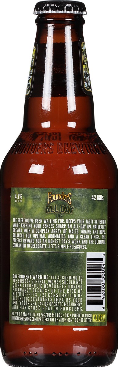 slide 4 of 9, Founders Brewing Co. Session Ale All Day IPA Beer 12 fl oz, 12 fl oz