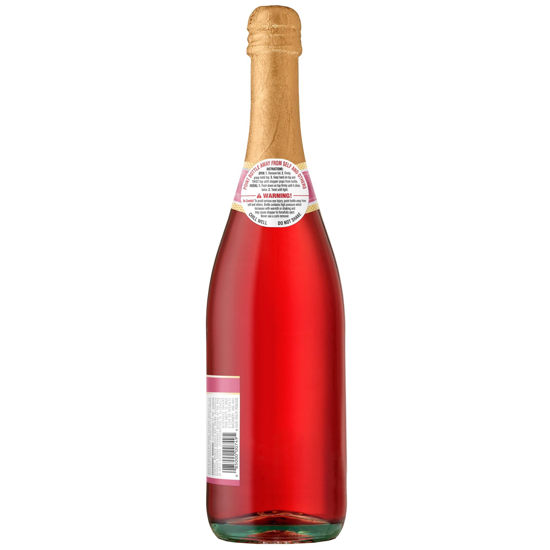 slide 8 of 21, André Andre Champagne Pink, 750 ml