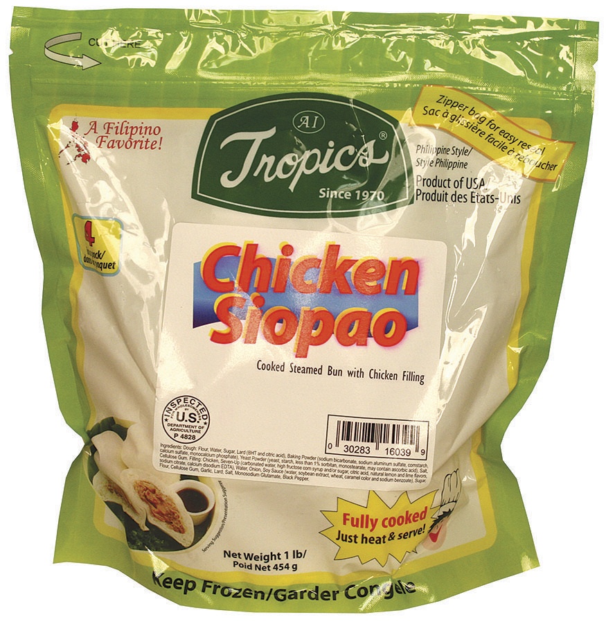 slide 1 of 1, Tropics Chicken Siopao, 16 oz