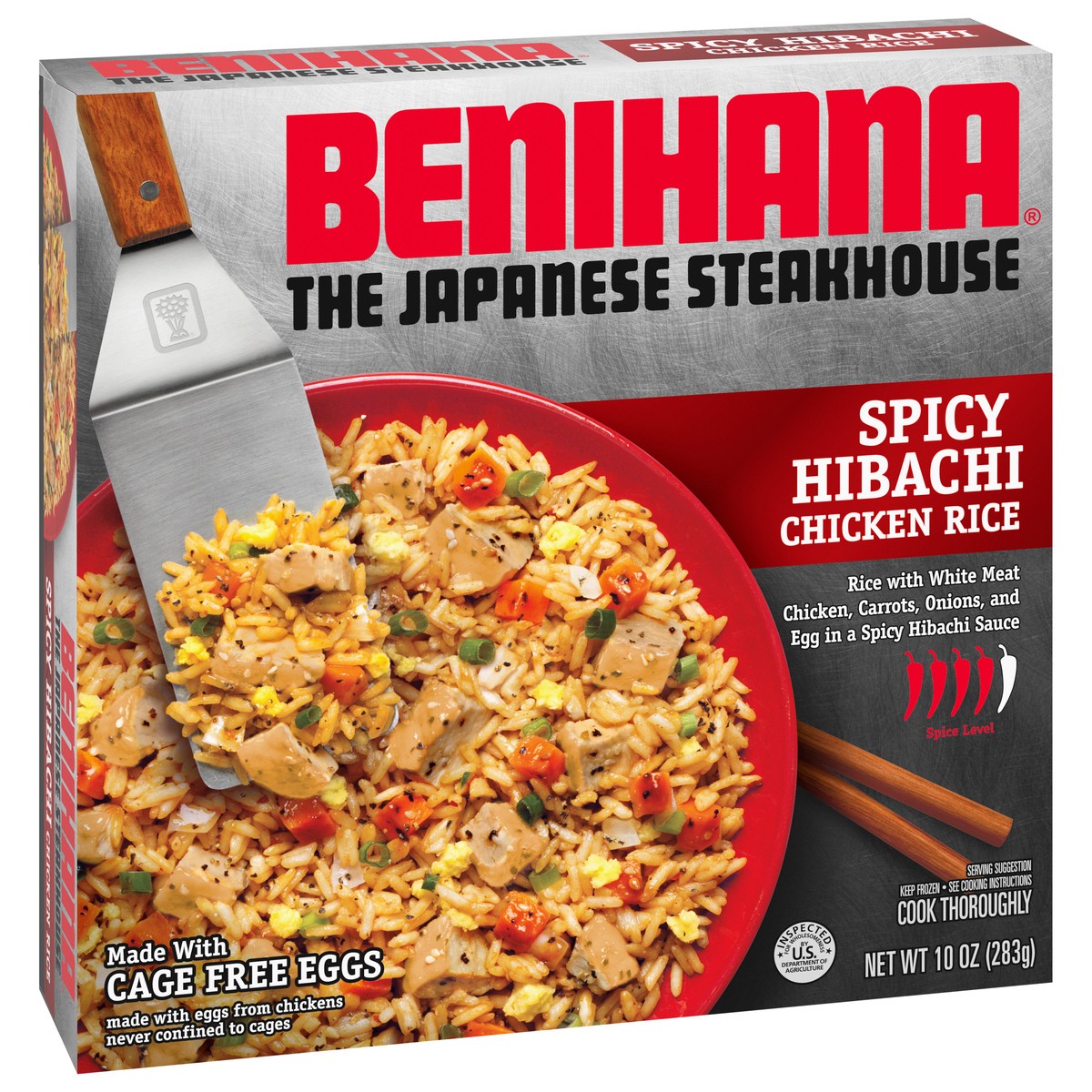 slide 7 of 9, Benihana Spicy Hibachi Chicken Rice 10 oz, 10 oz