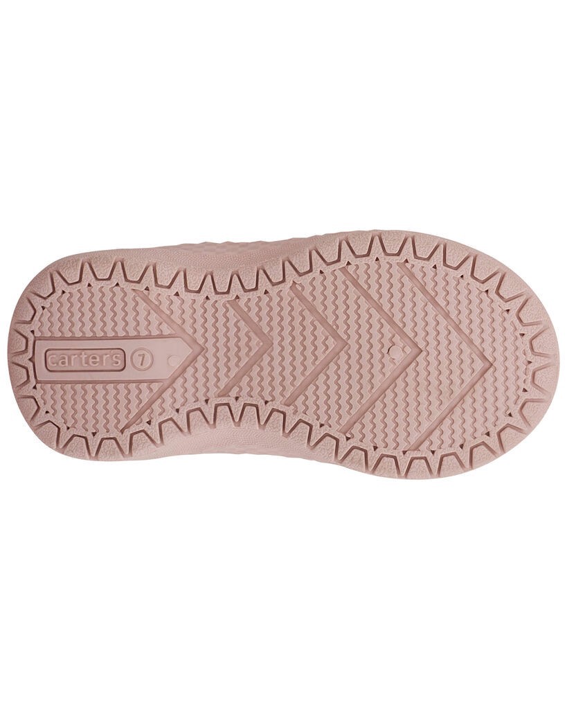 slide 2 of 6, Carter's Toddler Recycled Knit Slip-On Shoes Pink 7, 1 ct