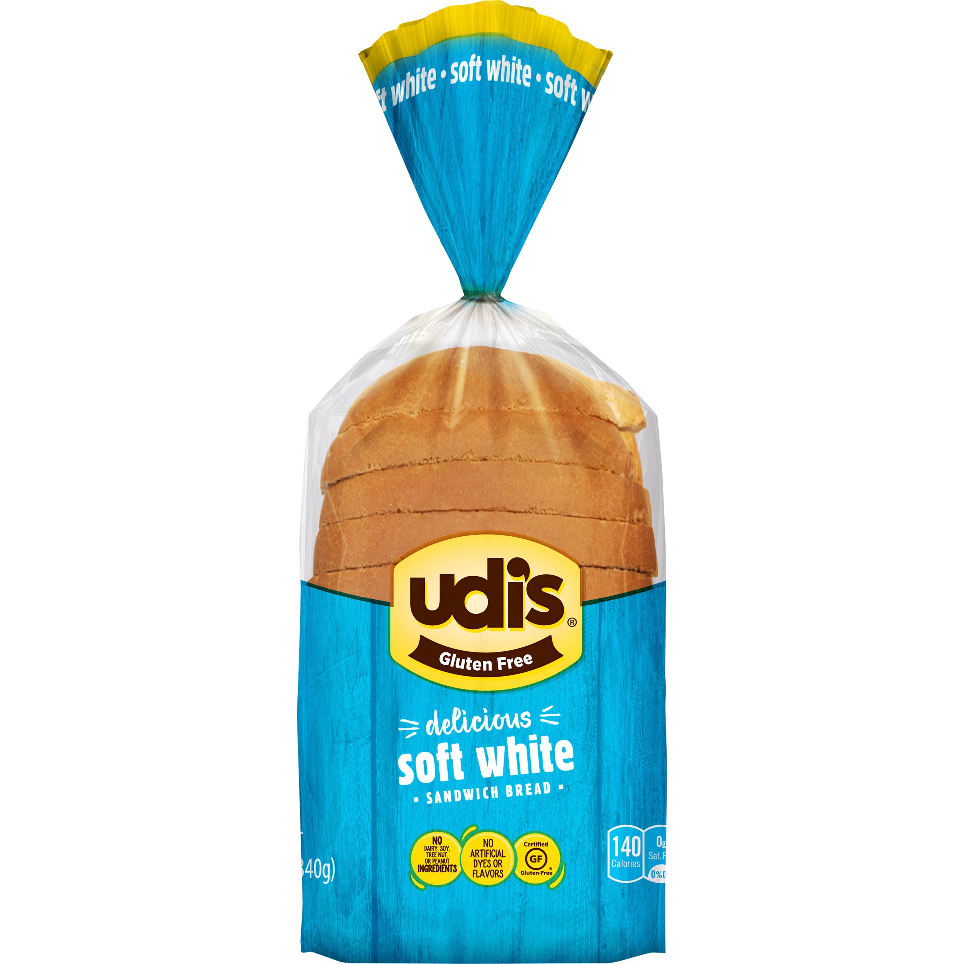 slide 1 of 5, Udi's Soft White Sandwich Bread 12 oz, 12 oz