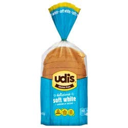Udi's Soft White Sandwich Bread 12 oz