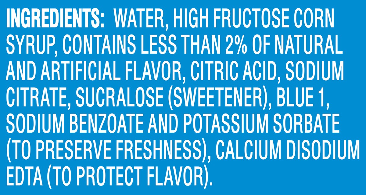 slide 8 of 14, Kool-Aid Sour Bursts Shockin' Blue Raspberry Soft Drinks 6-6.75 fl. oz. Bottles, 40.50 fl oz