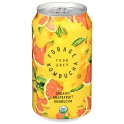 Forage Organic Grapefruit Kombucha 12 fl oz