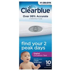 Clearblue Digital Ovulation Test, 10 Ct