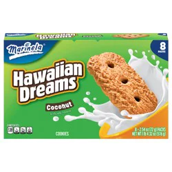 Marinela Hawaiian Dreams Coconut Cookies, 8 packs, 20.32 oz