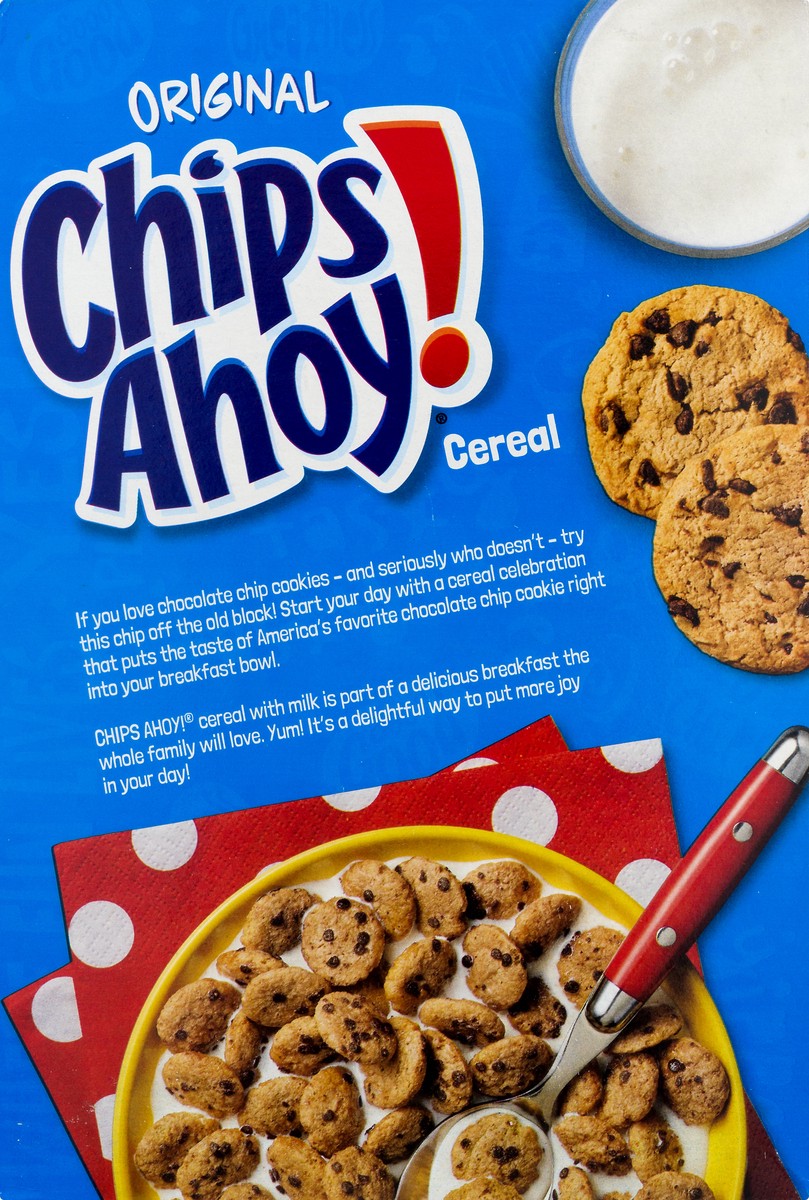 slide 7 of 9, Post Chips Ahoy! Breakfast Cereal, 12 Ounce boxes, 12 oz