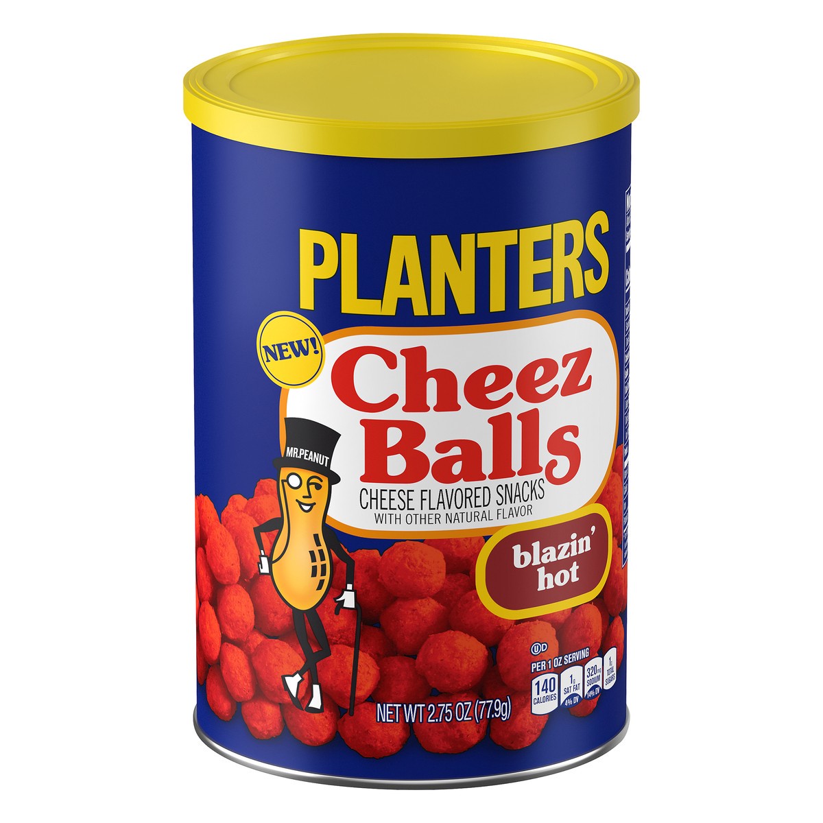 slide 3 of 10, Planters Blazin' Hot Cheez Balls Cheese Flavored Snacks, 2.75 oz