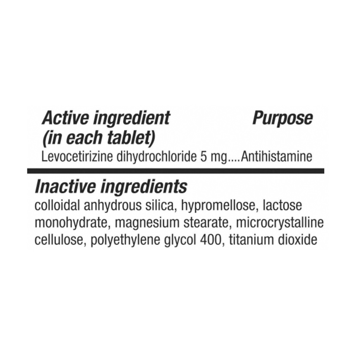 slide 6 of 11, Xyzal Allergy Tablets 24-Hour Allergy Relief, Original Prescription Strength, 45-Count, 45 ct