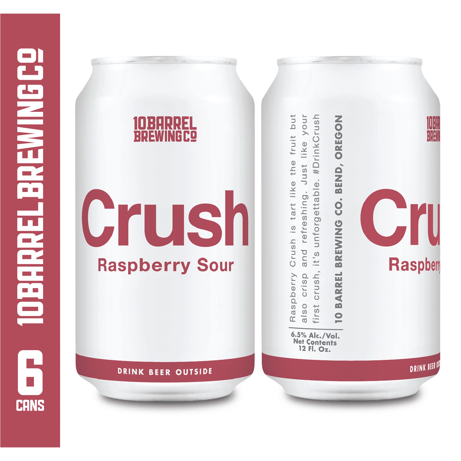 slide 4 of 4, 10 Barrel Brewing Co. Brewing Co. Crush Raspberry Soul Ale, 6 ct; 12 fl oz