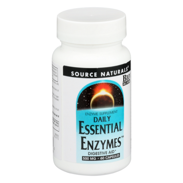 slide 1 of 1, Source Naturals Essential Enzymes 500Mg, 1 ct