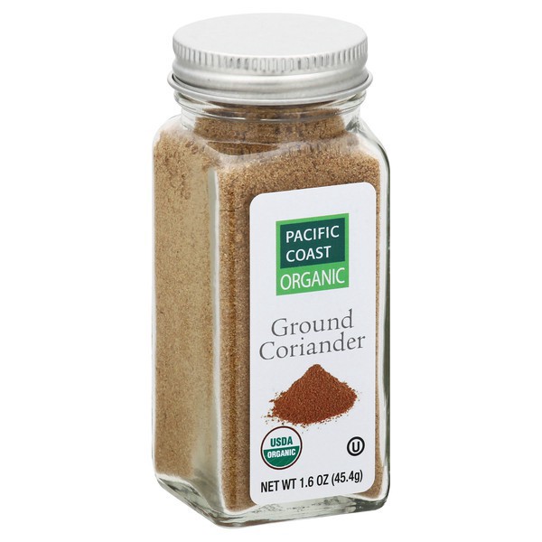 slide 1 of 1, Pacific Coast Organic Ground Coriander 1.6 oz, 1.6 oz