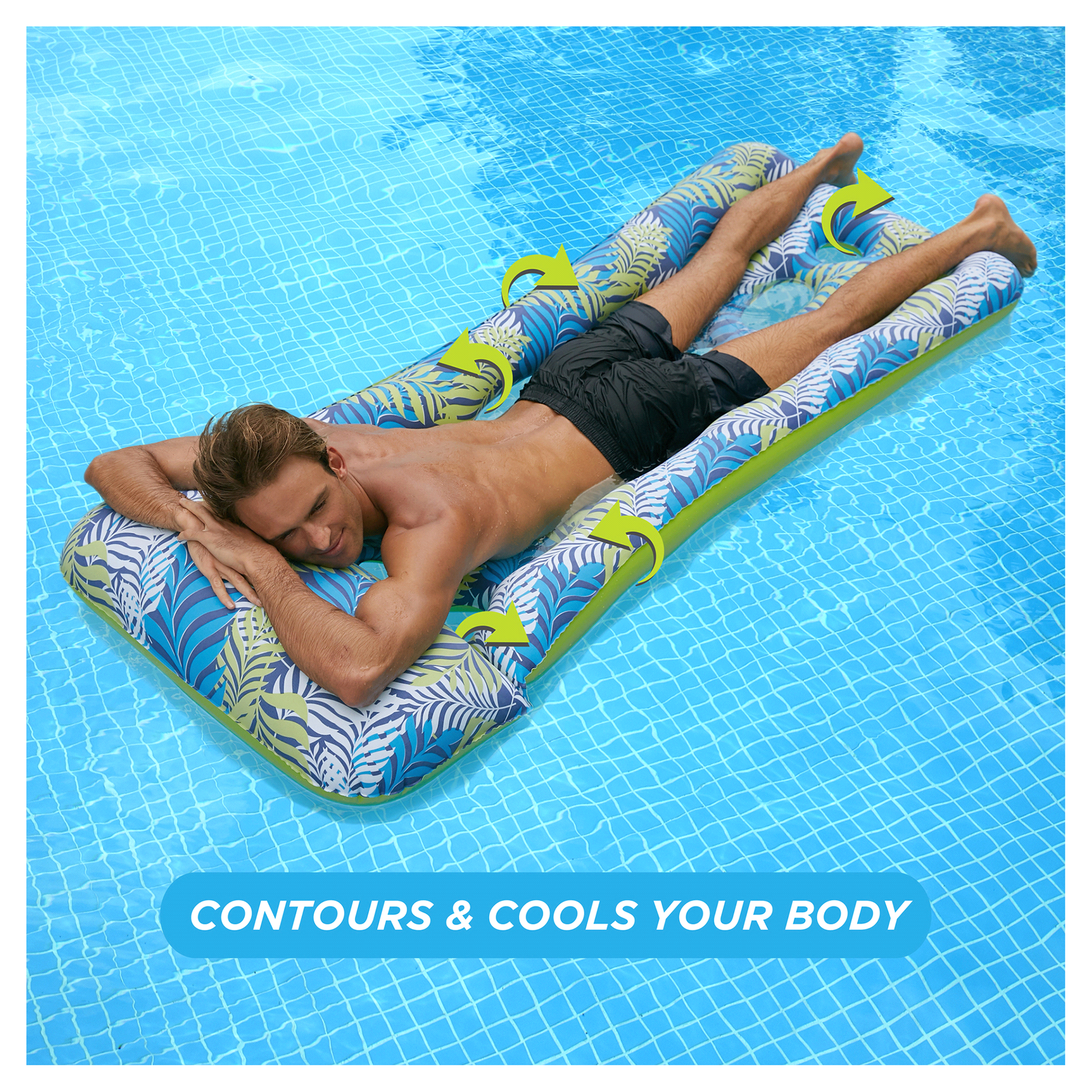 slide 13 of 17, AQUA LEISURE Aqua Contour Lounge, 1 ct