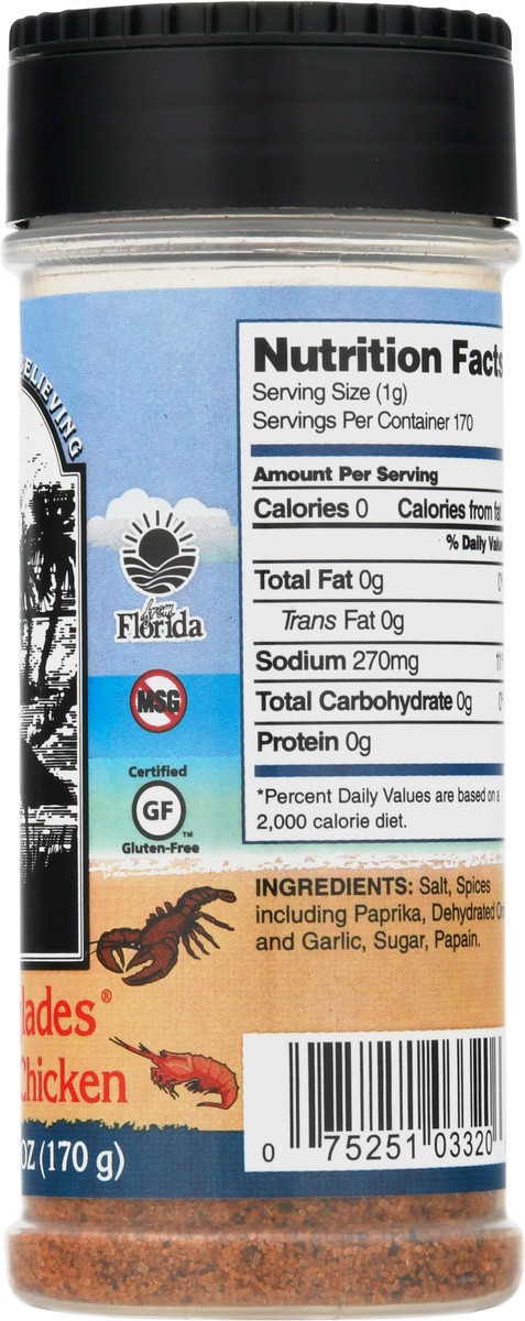 slide 9 of 9, Everglades Fish & Chicken Seasoning 6 oz, 6 oz