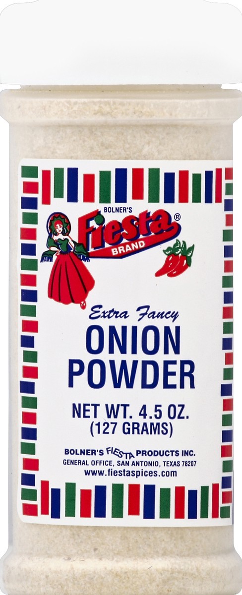 slide 1 of 2, Fiesta Bolner's Fiesta Brand Onion Powder (Bottle), 4.5 oz