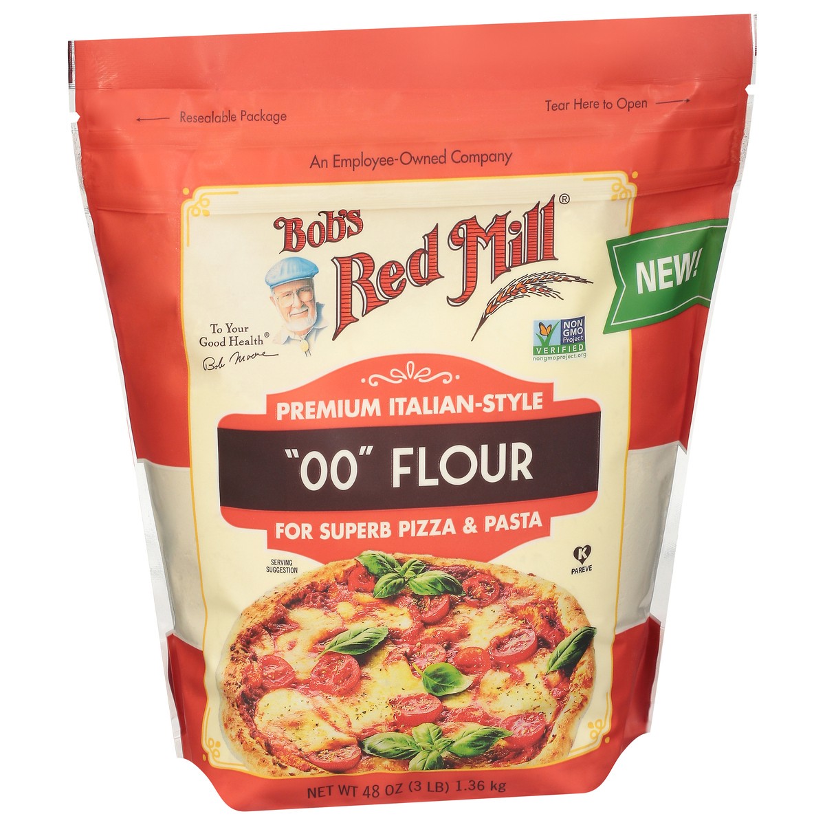 slide 8 of 9, Bob's Red Mill Premium Italian-Style 00 Flour 48 oz, 48 oz