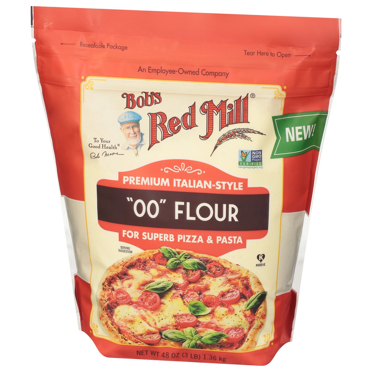 slide 5 of 9, Bob's Red Mill Premium Italian-Style 00 Flour 48 oz, 48 oz