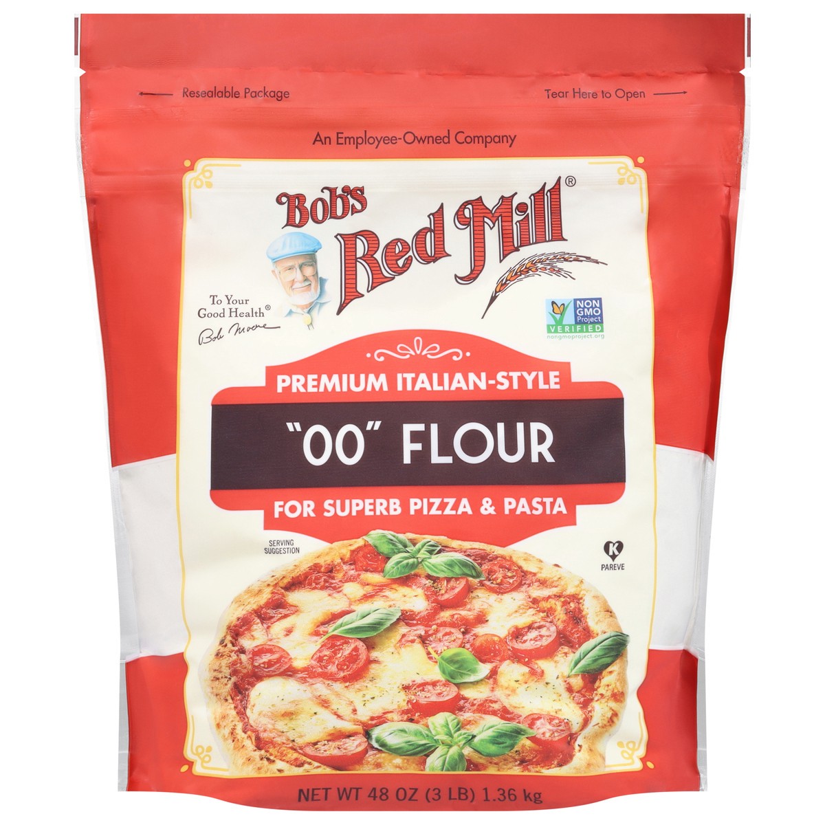 slide 1 of 9, Bob's Red Mill Premium Italian-Style 00 Flour 48 oz, 48 oz