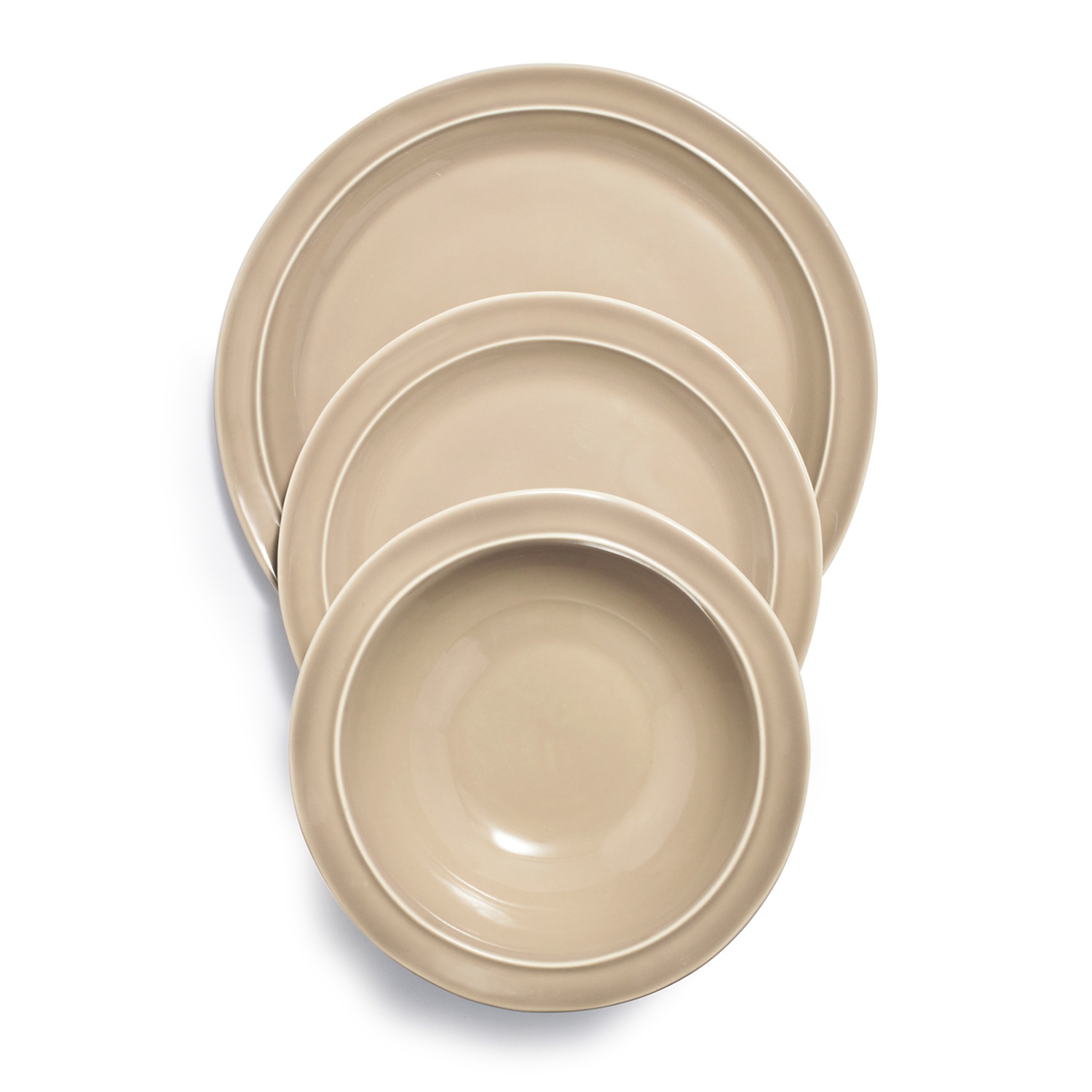 slide 1 of 1, Sur La Table Terre Dinnerware Set, Natural, 12 ct