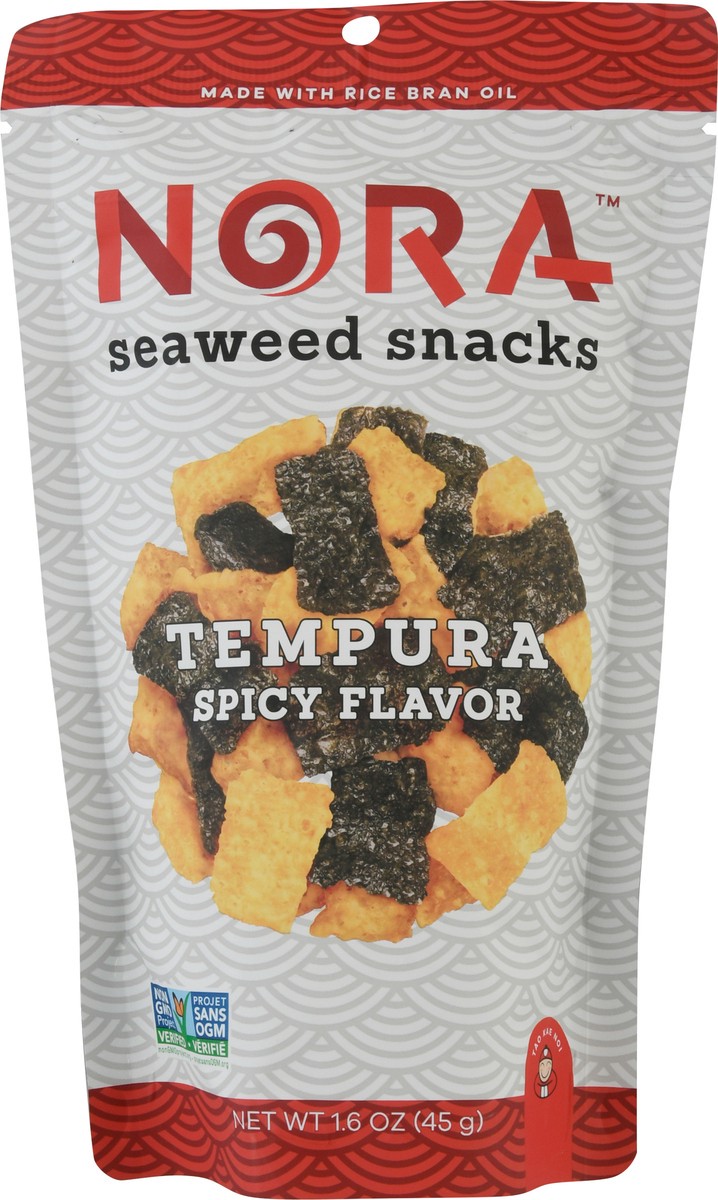 slide 6 of 9, Nora Snacks Spicy Seaweed Tempura, 1.6 oz