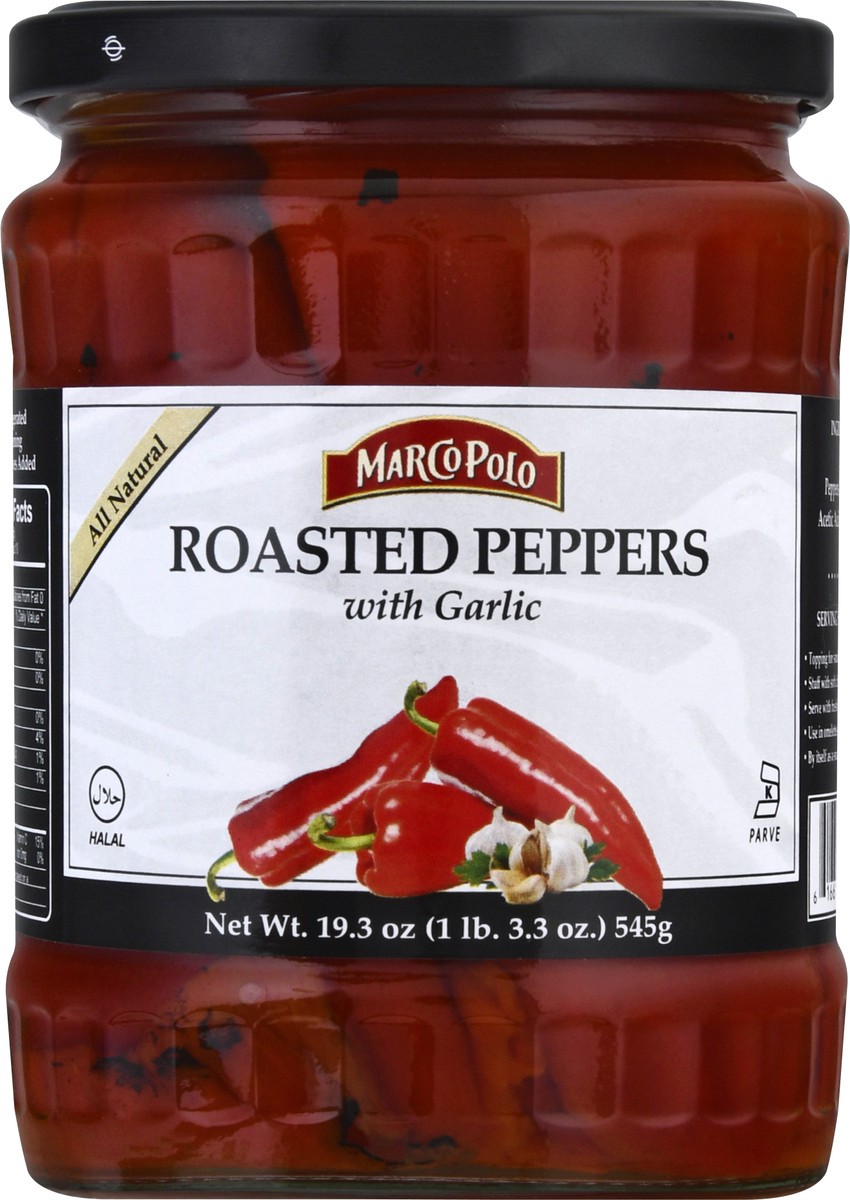 slide 1 of 13, Marco Polo with Garlic Roasted Peppers 19.3 oz, 19.3 oz