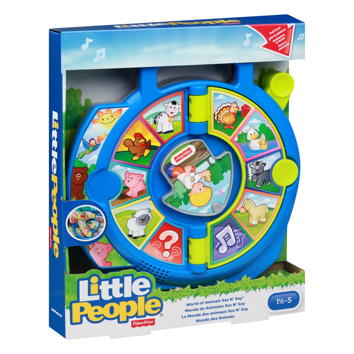 slide 5 of 9, Fisher-Price Little People 1-1/2-5 World of Animals See N’ Say 1 ea, 1 ct