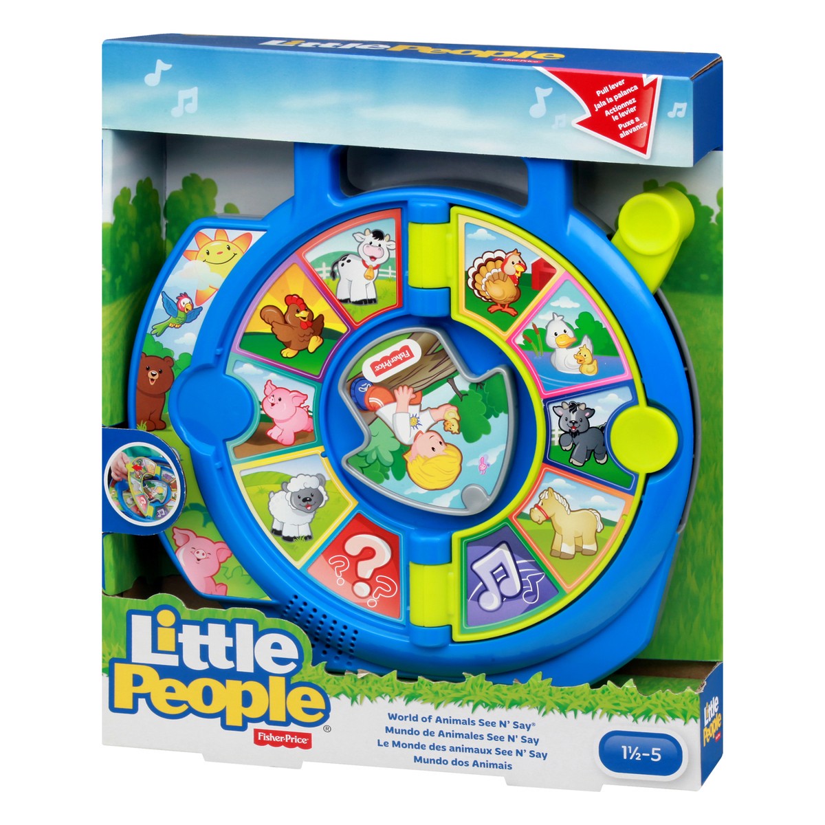 slide 8 of 9, Fisher-Price Little People 1-1/2-5 World of Animals See N’ Say 1 ea, 1 ct