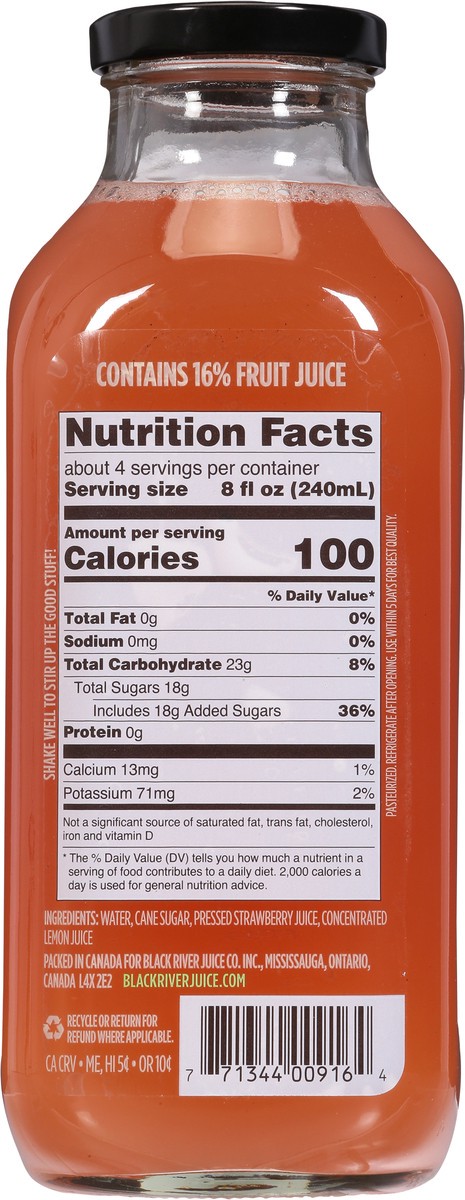 slide 9 of 14, Black River Strawberry Lemonade - 33.8 fl oz, 33.8 fl oz