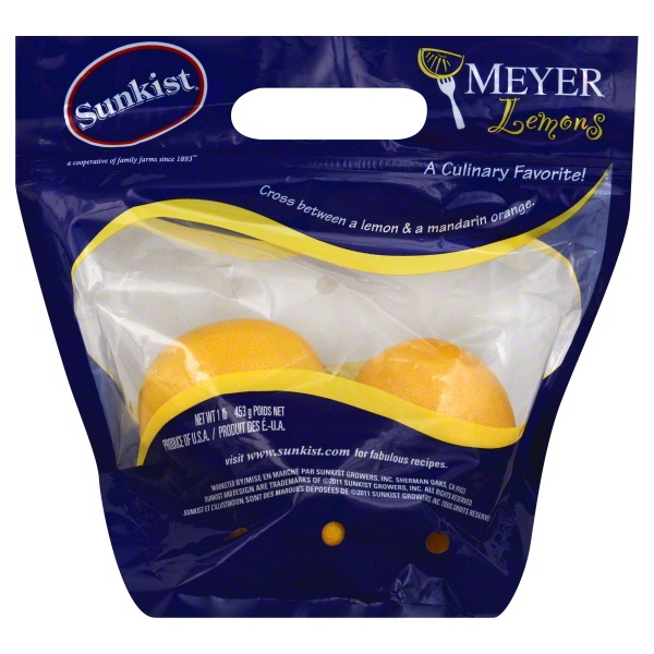 slide 1 of 1, Sunkist Meyer Lemons, 1 lb