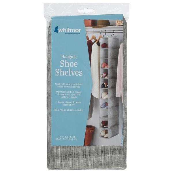 slide 1 of 1, Whitmor Hanging Shoe Shelves, 1 ct