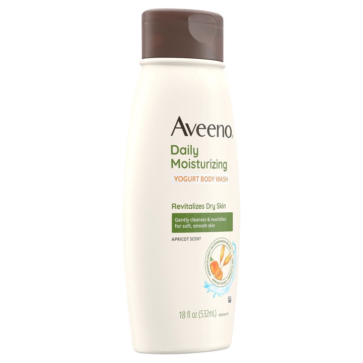 slide 5 of 7, Aveeno Daily Moisturizing Yogurt Body Wash with Apricot, 18 fl oz