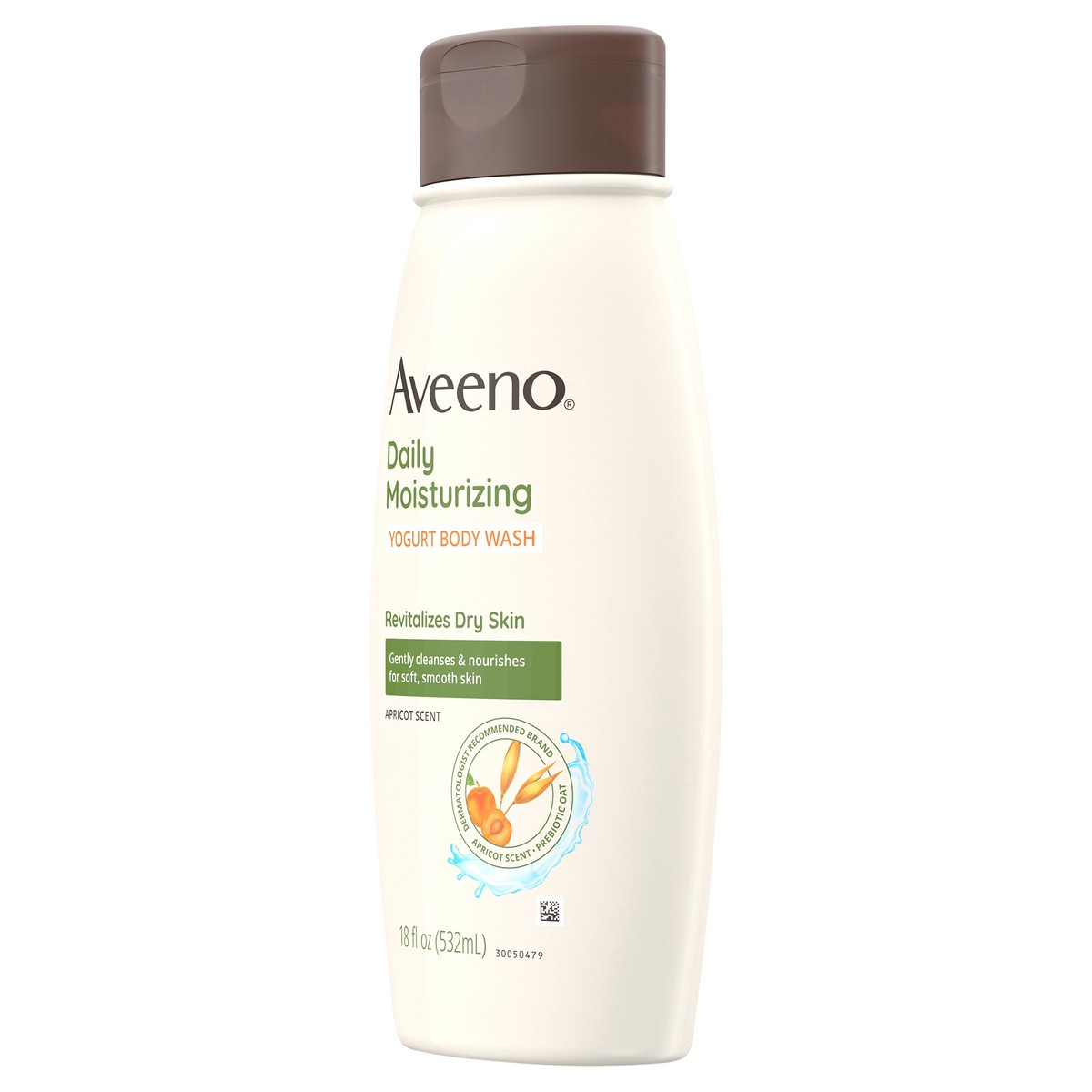 slide 3 of 7, Aveeno Daily Moisturizing Yogurt Body Wash with Apricot, 18 fl oz