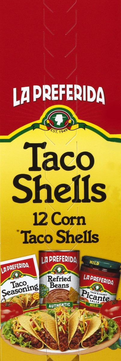 slide 6 of 7, La Preferida Taco Shells, 12 ct