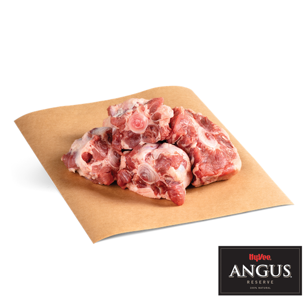 slide 1 of 1, Hy-Vee Angus Reserve Beef Ox Tails, per lb