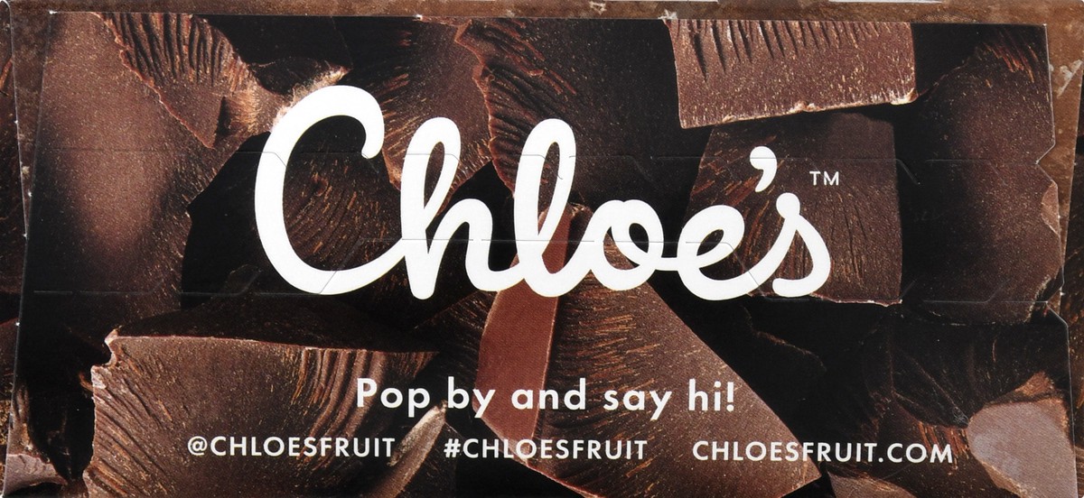 slide 10 of 13, Chloe's Fruit Pop Dark Chocolate, 4 ct