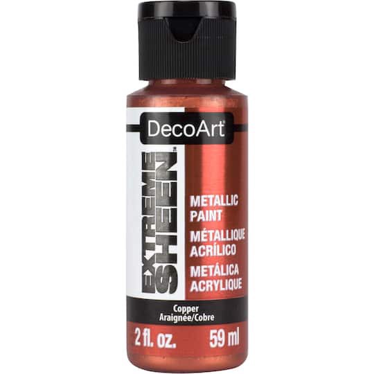 slide 1 of 3, Decoart Extreme Sheen Metallic Acrylic Paint, 2 oz