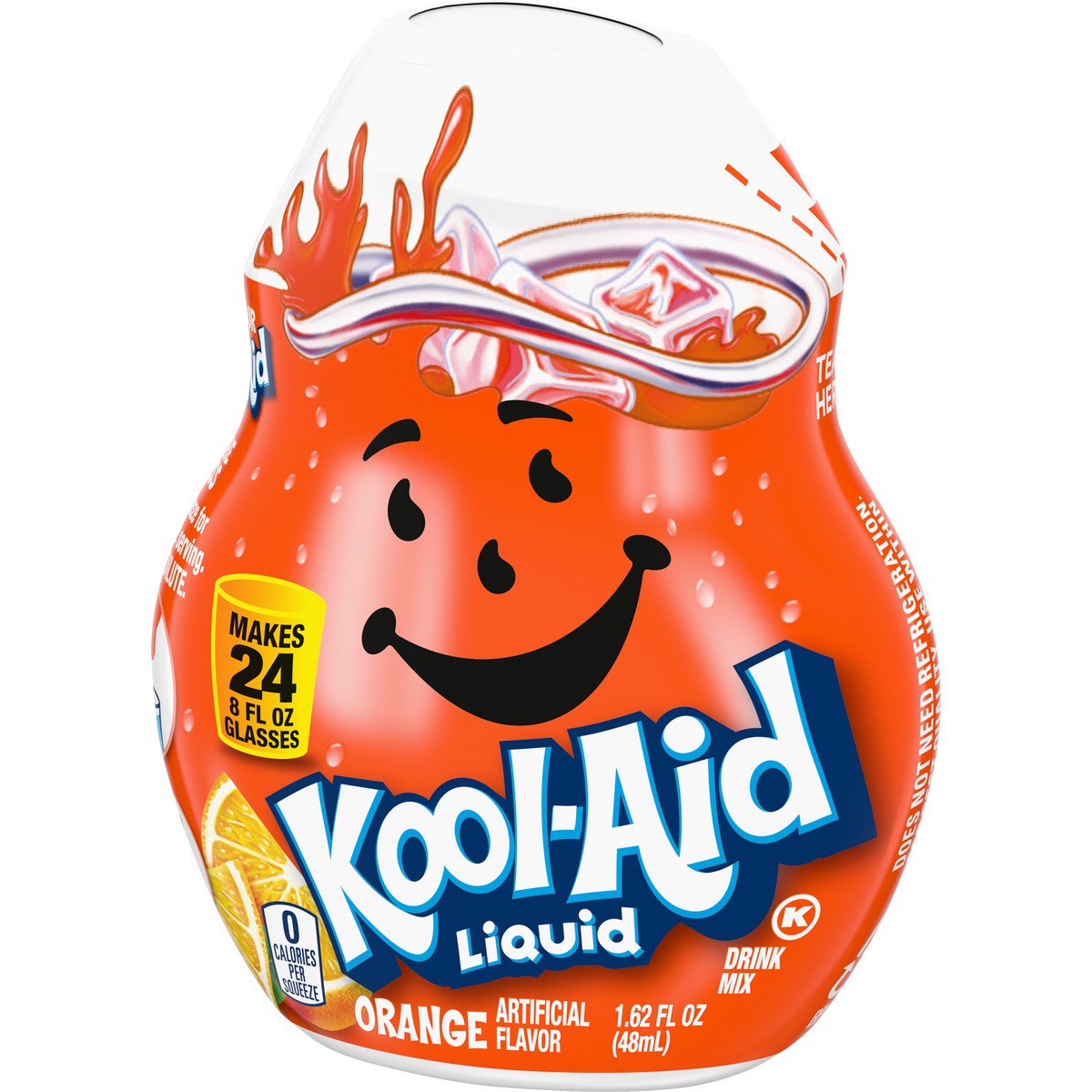 slide 8 of 9, Kool-Aid Liquid Orange Artificially Flavored Soft Drink Mix, 1.62 fl oz Bottle, 1.62 fl oz